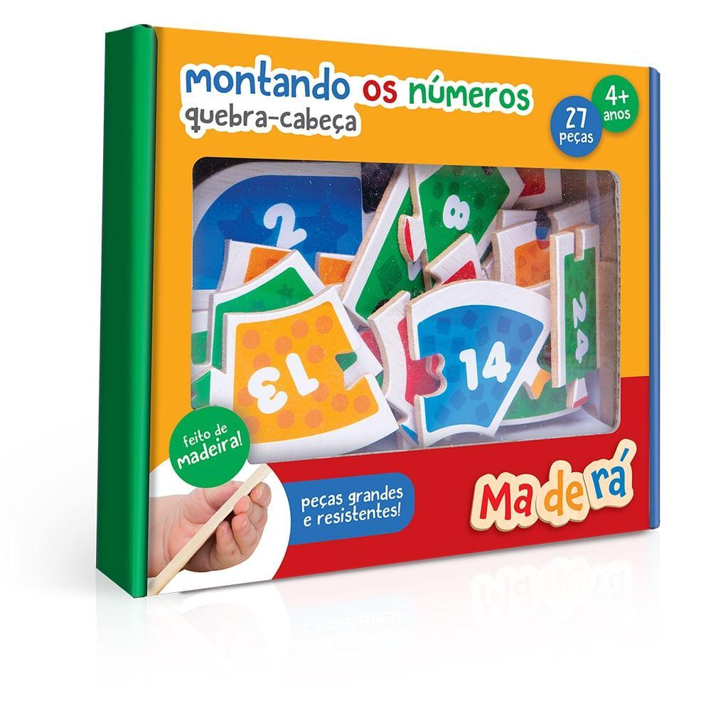 Quebra Cabeça Montando os Números - Toyster - 1