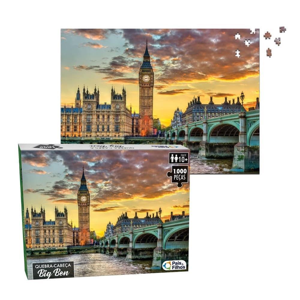 Quebra-cabeça Big Ben 1000 Peças - Pais e Filhos - 3