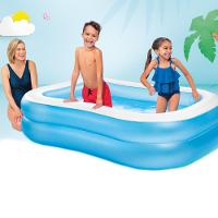 Piscina Familiar Retangular Blue 540L Azul - Intex