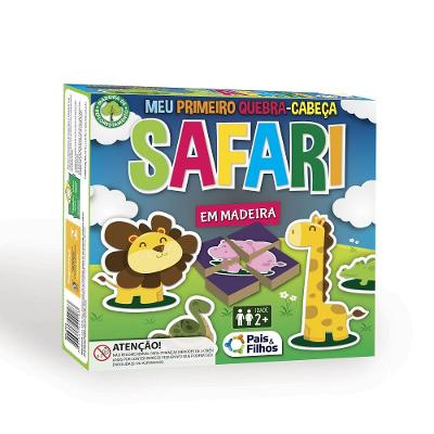 Meu Primeiro Quebra-cabeça Safari - Pais e Filhos