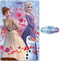 Quebra-Cabeça Frozen Metalizado 100 Peças - Toyster - 3