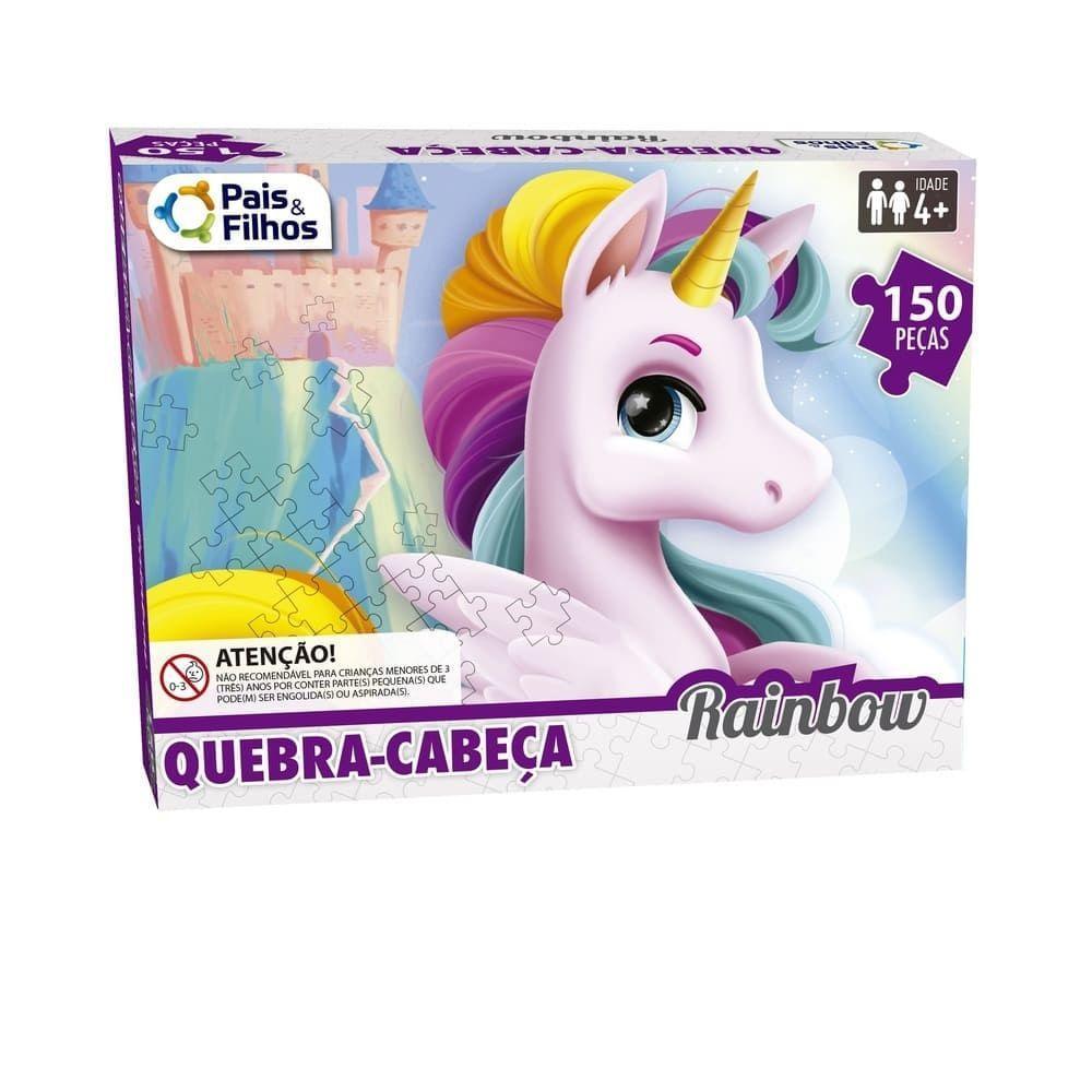 Quebra-Cabeça Rainbow 150 Peças - Pais e Filhos - 9
