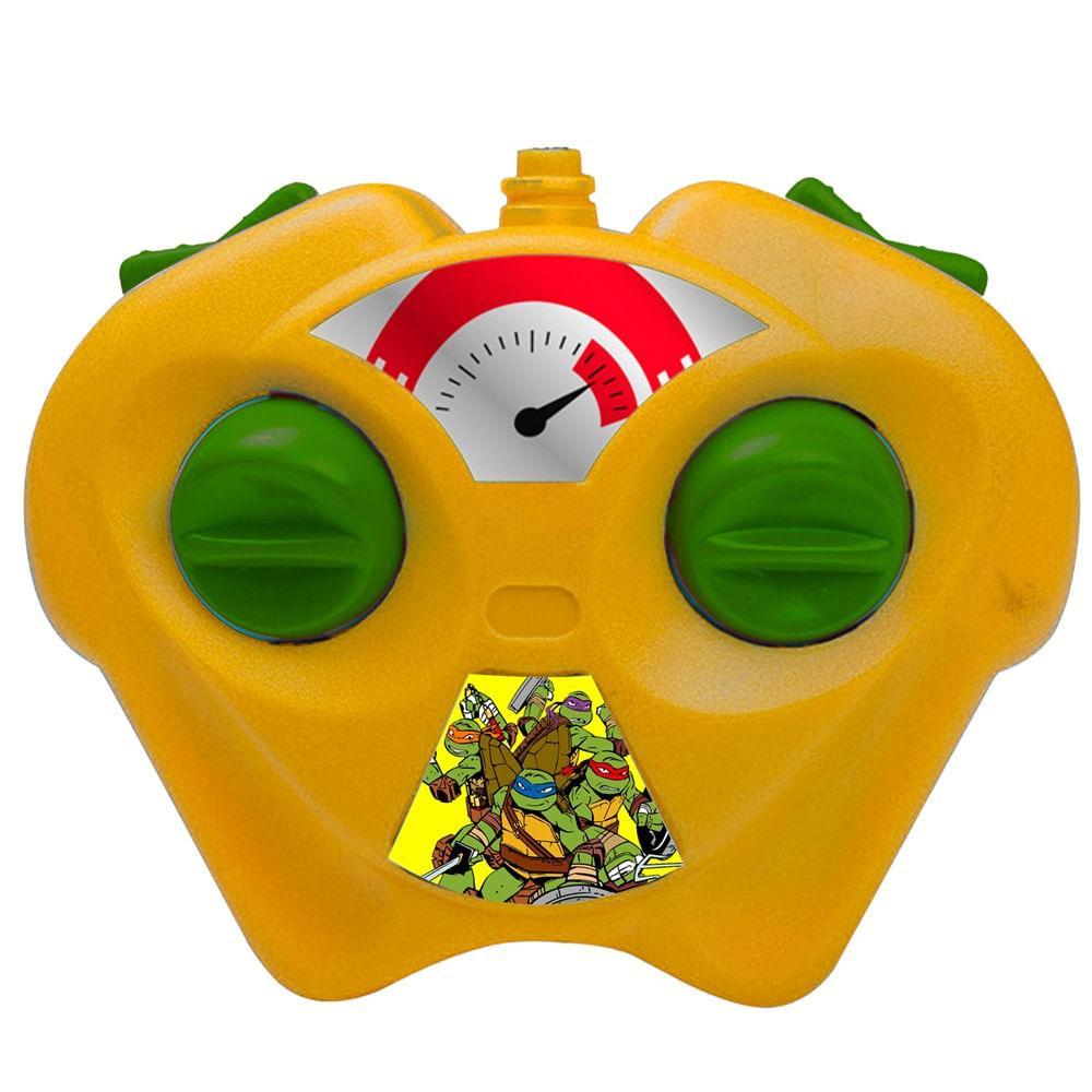 Carro Controle Remoto Tartarugas Ninja Cambalhota - Candide - 3