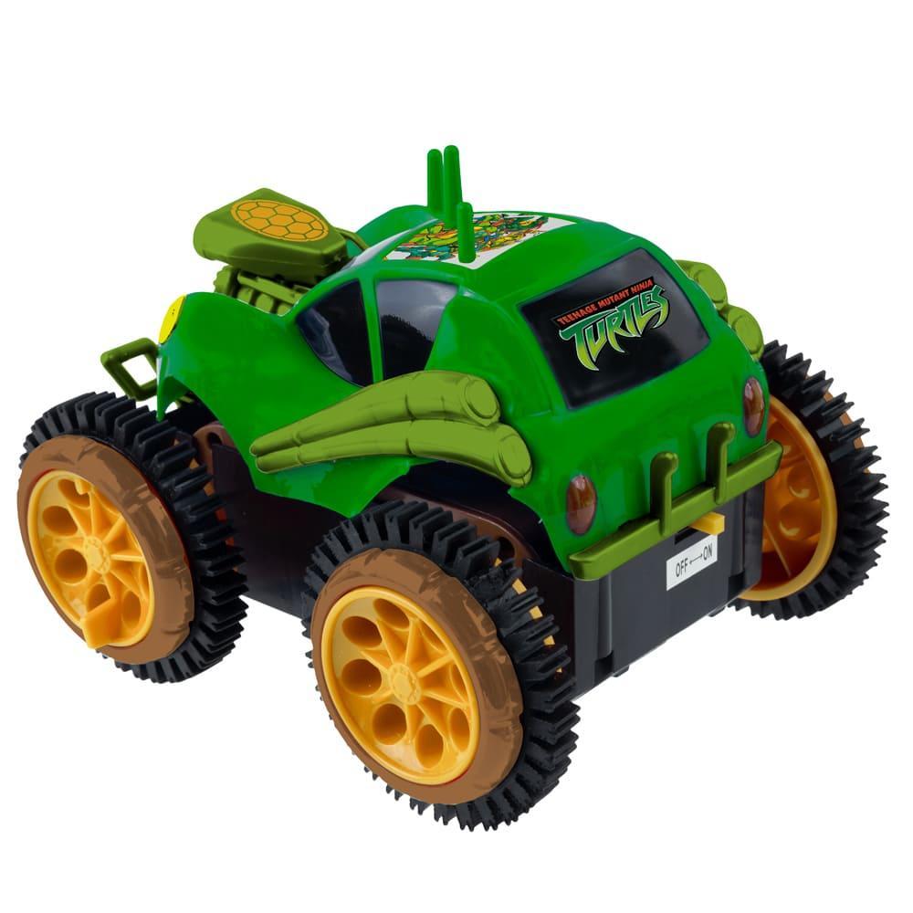 Carro Controle Remoto Tartarugas Ninja Cambalhota - Candide - 5