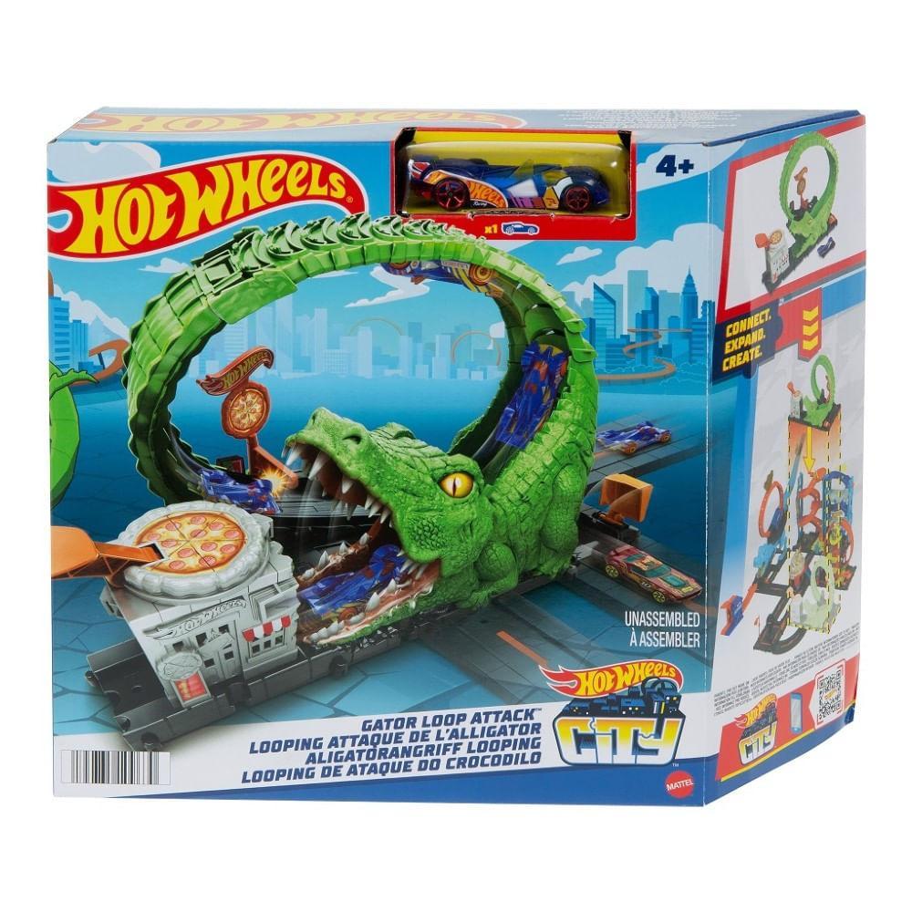 Hot Wheels City Pista Nemesis Crocodilo - Mattel - 1
