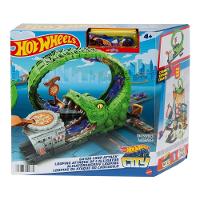 Hot Wheels City Pista Nemesis Crocodilo - Mattel - 7
