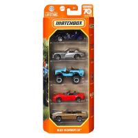 Matchbox Basics Blue Highways Pacote 5 - Mattel - 3