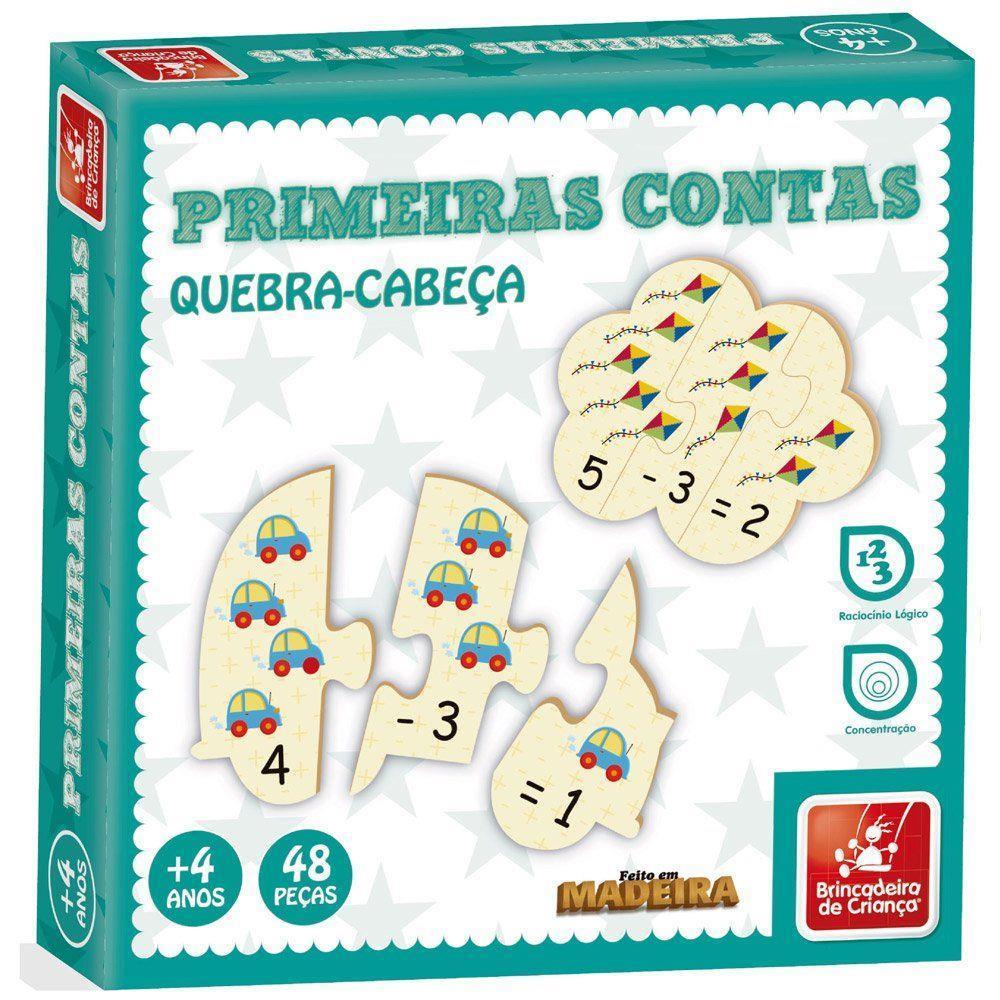 Quebra-Cabeça Primeiras Contas - Brincadeira de Criança - 2