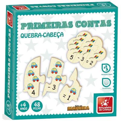 Quebra-Cabeça Primeiras Contas - Brincadeira de Criança