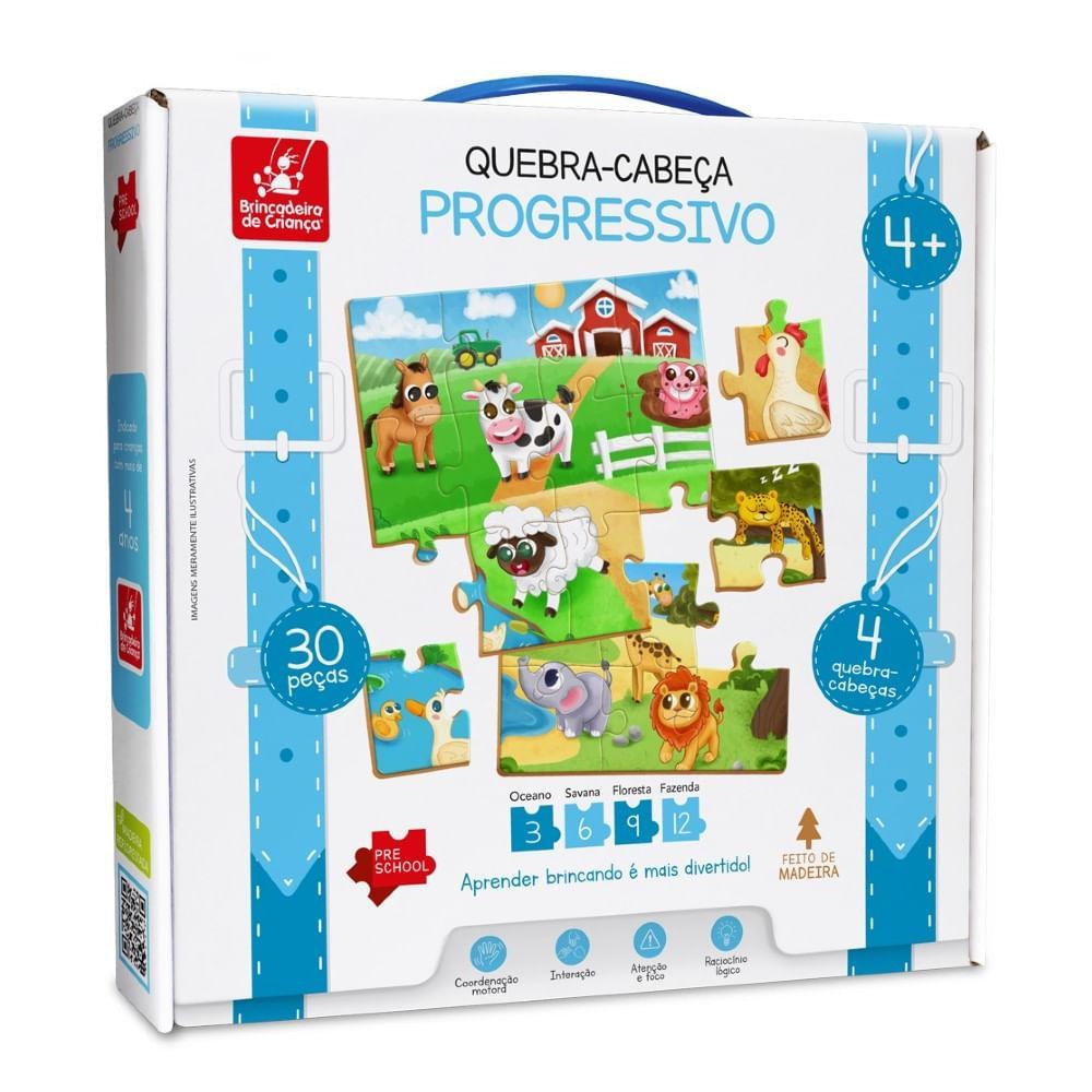 Quebra Cabeça Progressivo - Brincadeira de Criança - 5