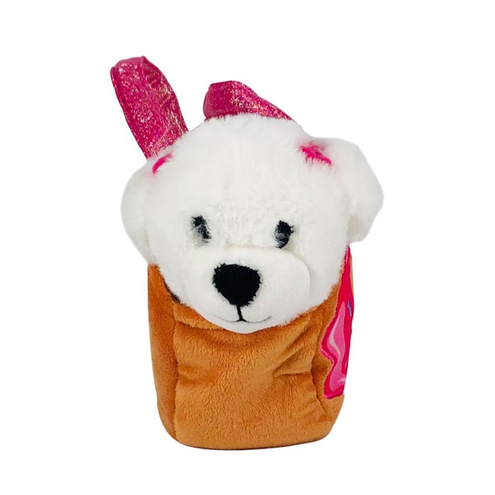 Barbie Pelúcia na Bolsinha Cachorrinha Branca - Fun Divirta-se - 2