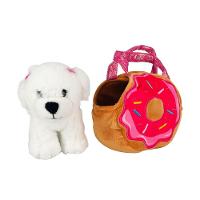 Barbie Pelúcia na Bolsinha Cachorrinha Branca - Fun Divirta-se - 1