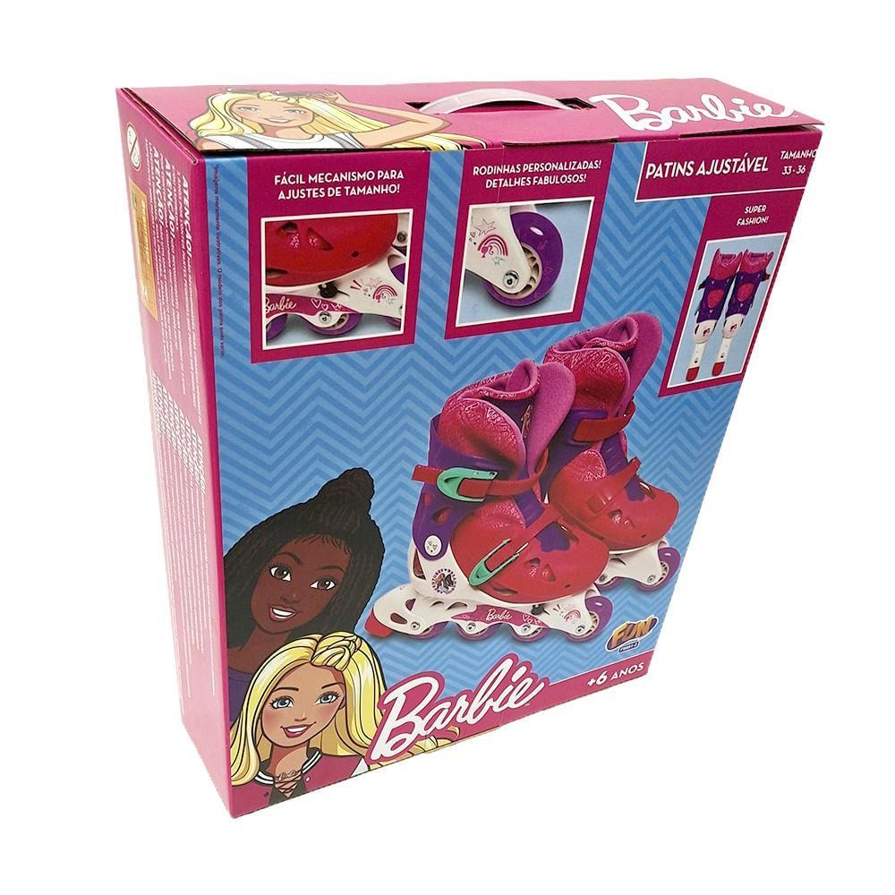 Barbie Patins M2 Tam 33 a 36 Sem Acessórios - Fun Divirta-se - 2