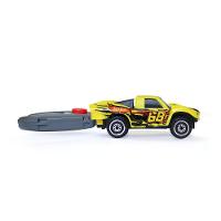 Carro Hot Wheels Com Chave Lançador Amarelo - Fun Divirta-se - 1