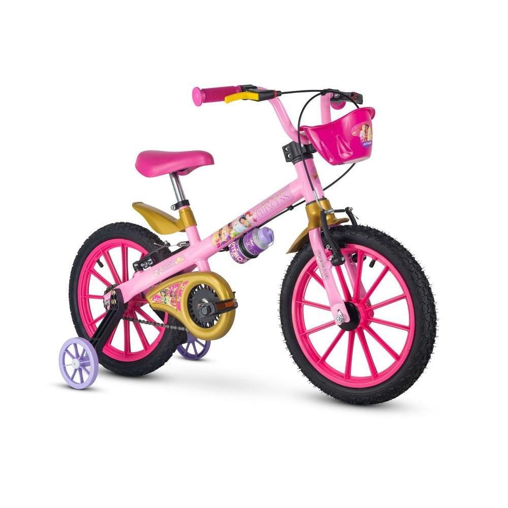 Bicicleta Aro 16 Princesas Disney - Nathor - 1