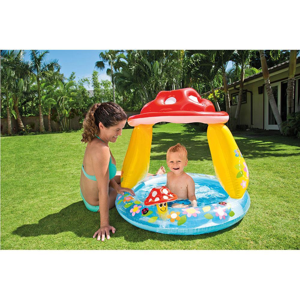 Piscina Cogumelo Divertido 45L com Cobertura - Intex - 2