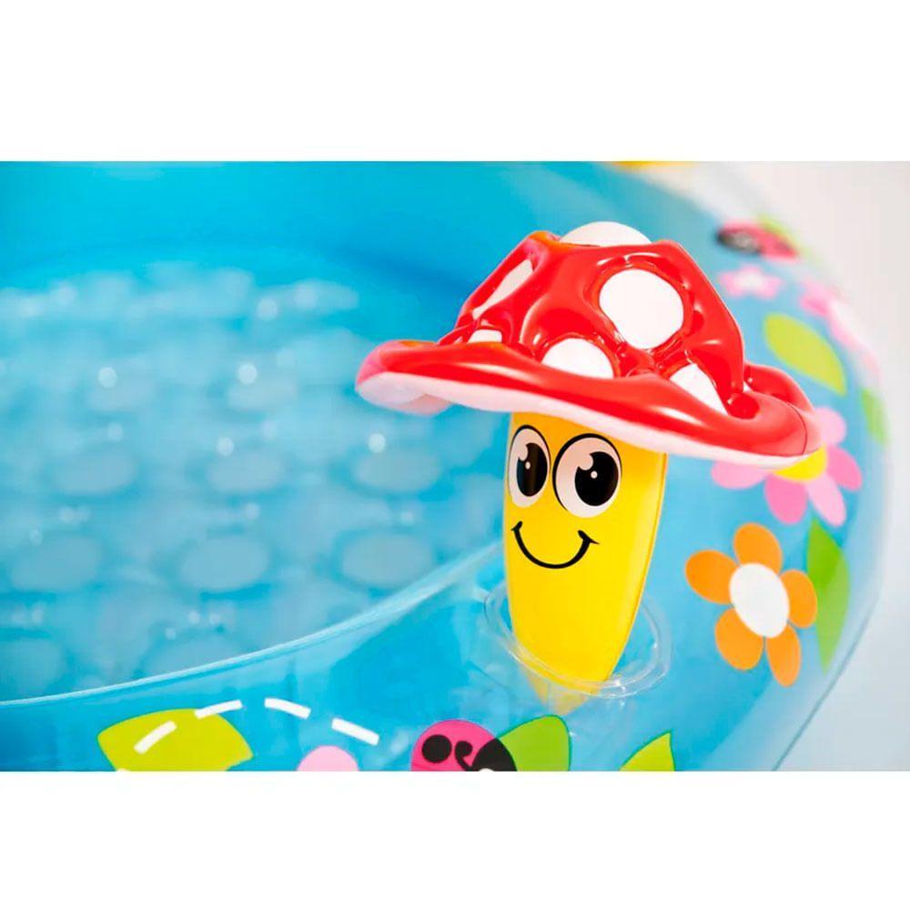 Piscina Cogumelo Divertido 45L com Cobertura - Intex - 4