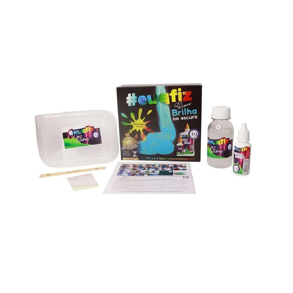 #EuQfiz- Kit Para fazer Slime Brilha No Escuro – I9 Brinquedos - 3