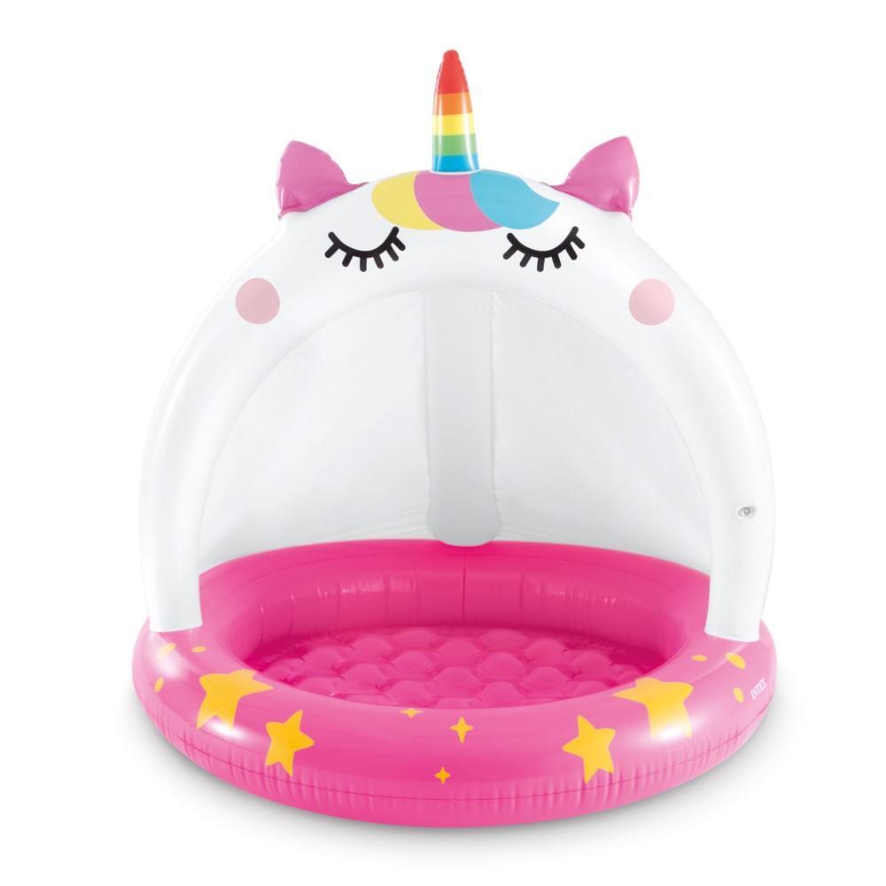 Piscina Inflável Unicórnio com Cobertura 45L - Intex - 4