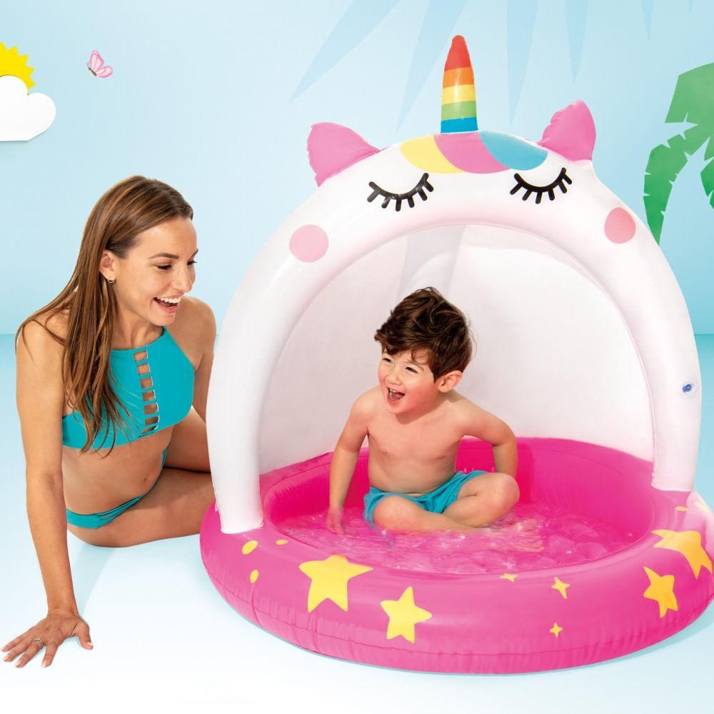 Piscina Inflável Unicórnio com Cobertura 45L - Intex - 5