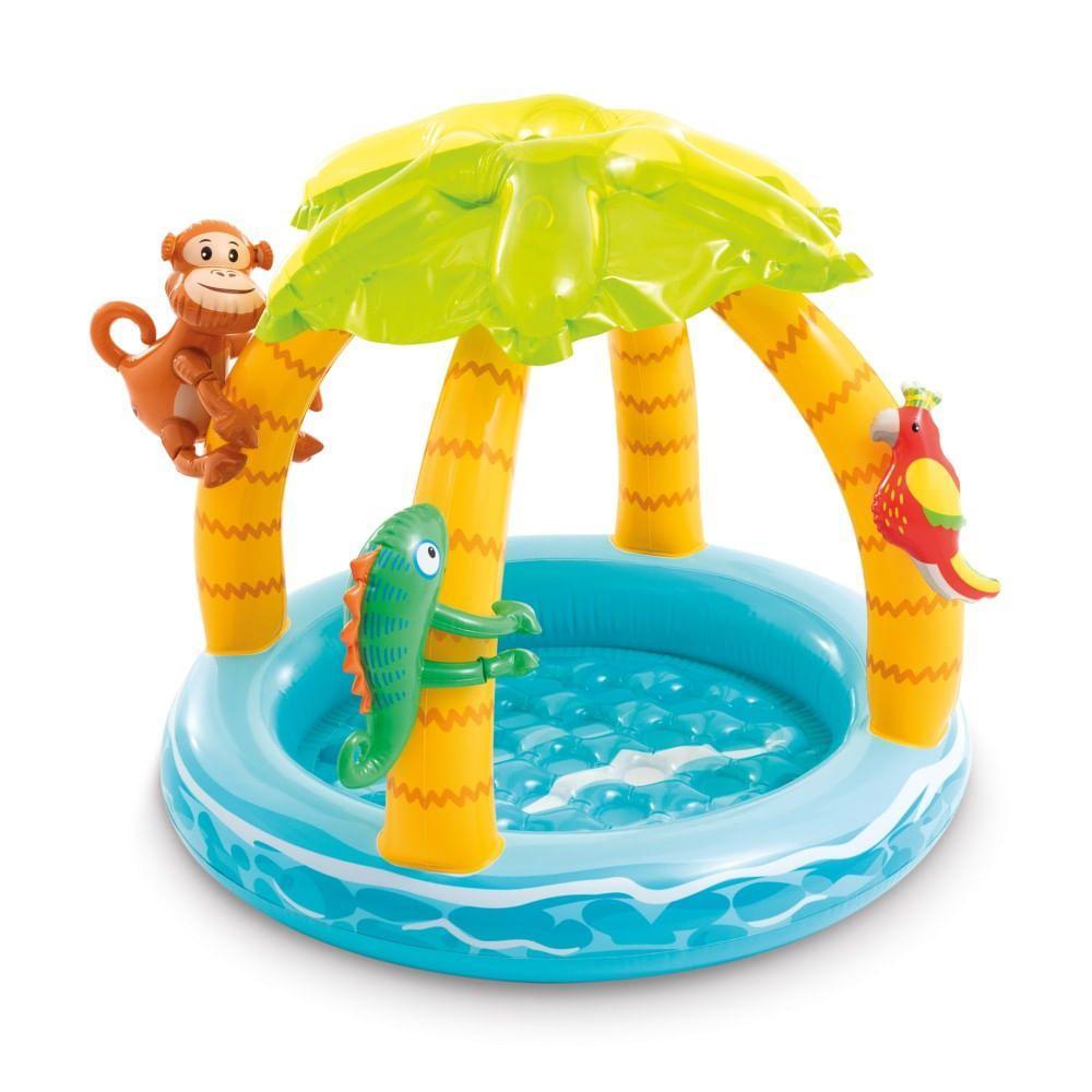 Piscina Inflável Ilha Tropical com Cobertura 45L - Intex - 1
