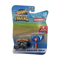 Hot Wheels Mini Carro com Lançador Laranja - Fun Divirta-se - 6