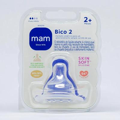 Bico de Silicone Fluxo Médio 2+ - Mam