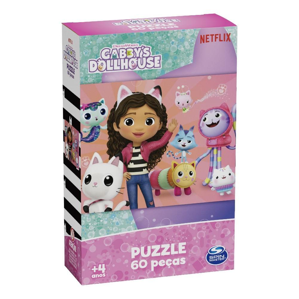 Quebra-Cabeça Gabby's Dollhouse 60 Peças - Grow - 4