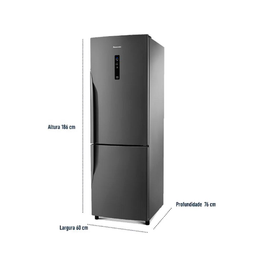 Geladeira Duplex 397 Litros BB41PV1T Inverter Frost Free com Smartsense Panasonic - 9