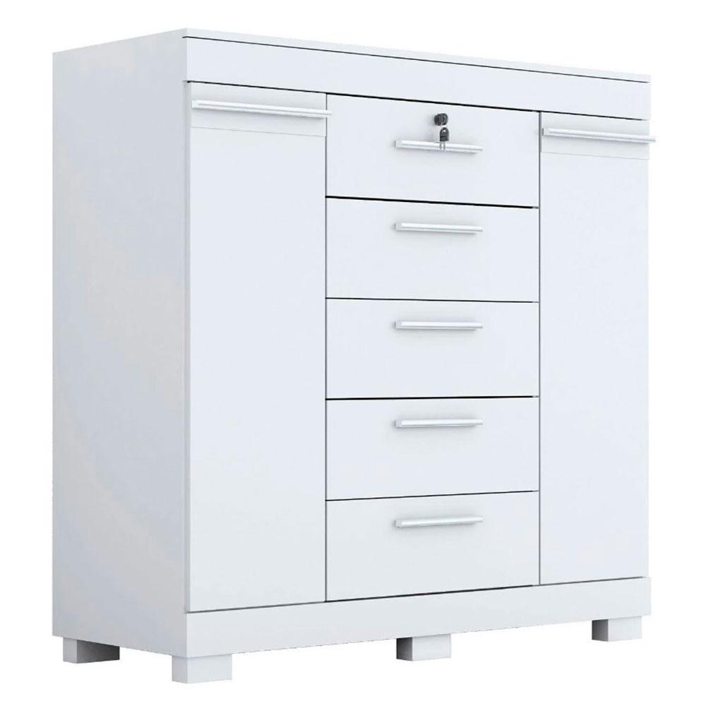 Cômoda Diana Prime com 5 Gavetas com Chave ACP Móveis - 2