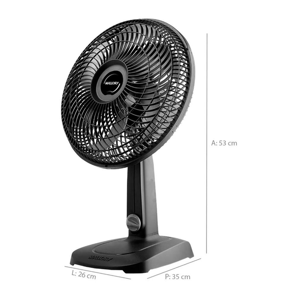 Ventilador de Mesa 30cm Turbo Compact com 6 Pás B94401862 Mallory - 3