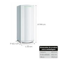 Geladeira 261 Litros 1 Porta CRA30 Degelo Seco e Gavetão Consul - 3