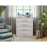 Cômoda Baião com 4 Gavetas Corrediças Telescópicas Lopas - 2