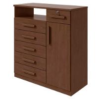 Cômoda da Vinci 6 Gavetas e 1 Porta Lopas - 1