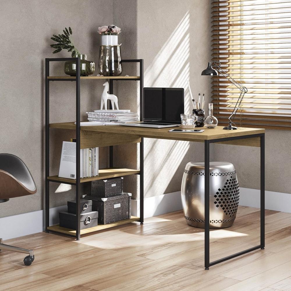 Mesa Para Computador LI010 com 3 Prateleiras Industrial Kappesberg - 1
