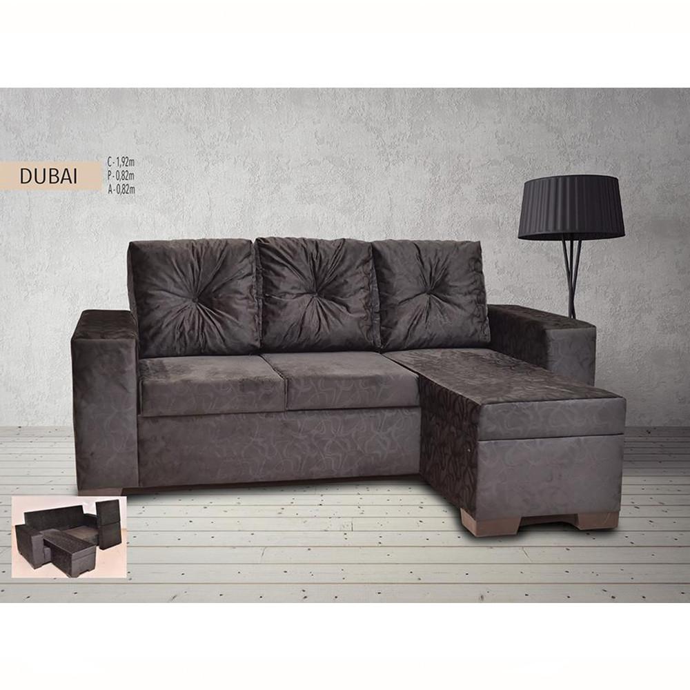 Sofá Dubai 2 Lugares e Chaise Finezzi - 2