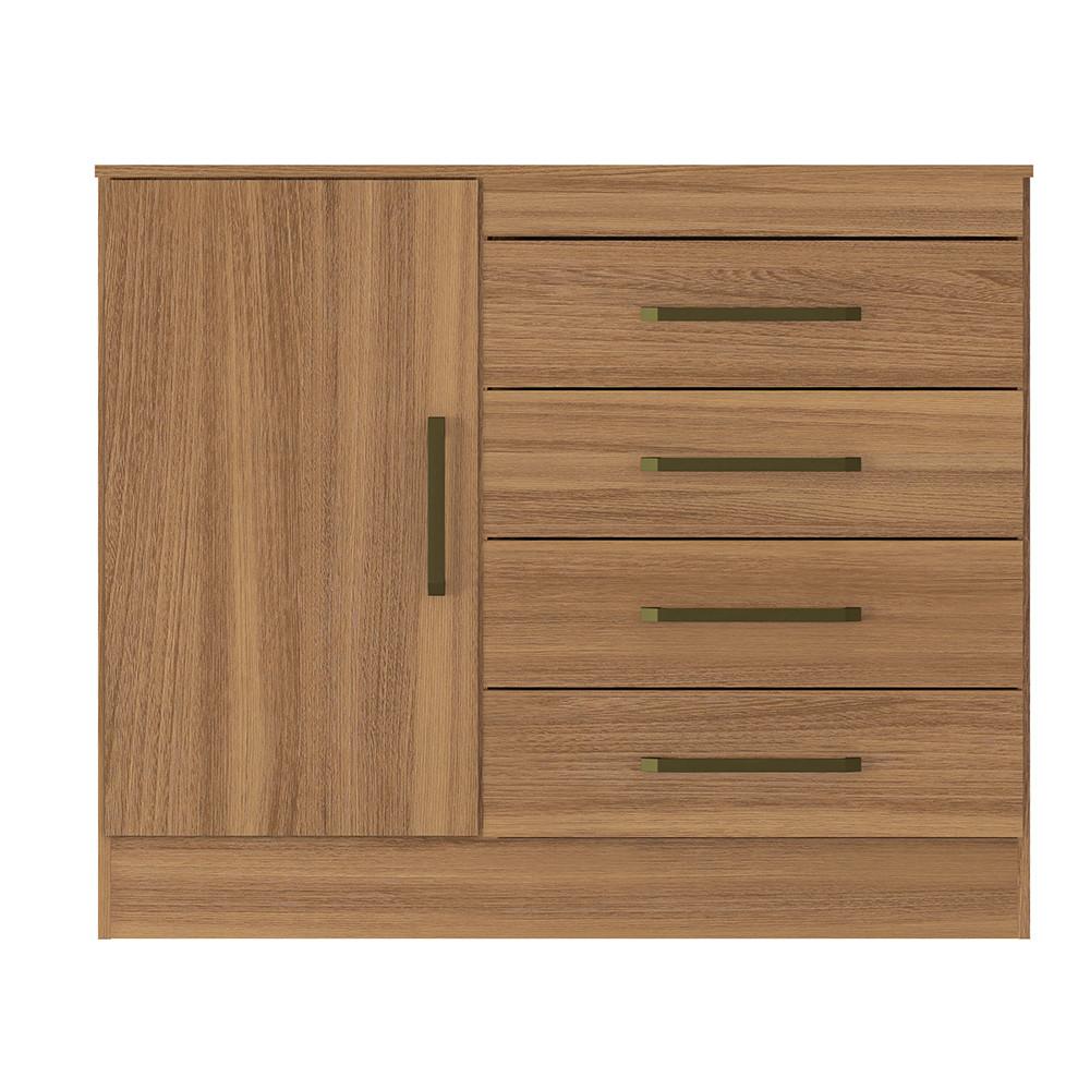 Cômoda Montevidéu 4 Gavetas e 1 Porta 4290K Demóbile - 1