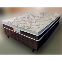 Conjunto Box Viena Casal 138x188x52cm Molas Ensacadas Topázio - 2