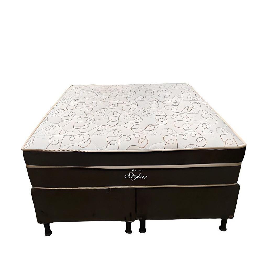 Conjunto Box Stylus Queen 158X198X60 Molas Ensacadas Topázio - 1