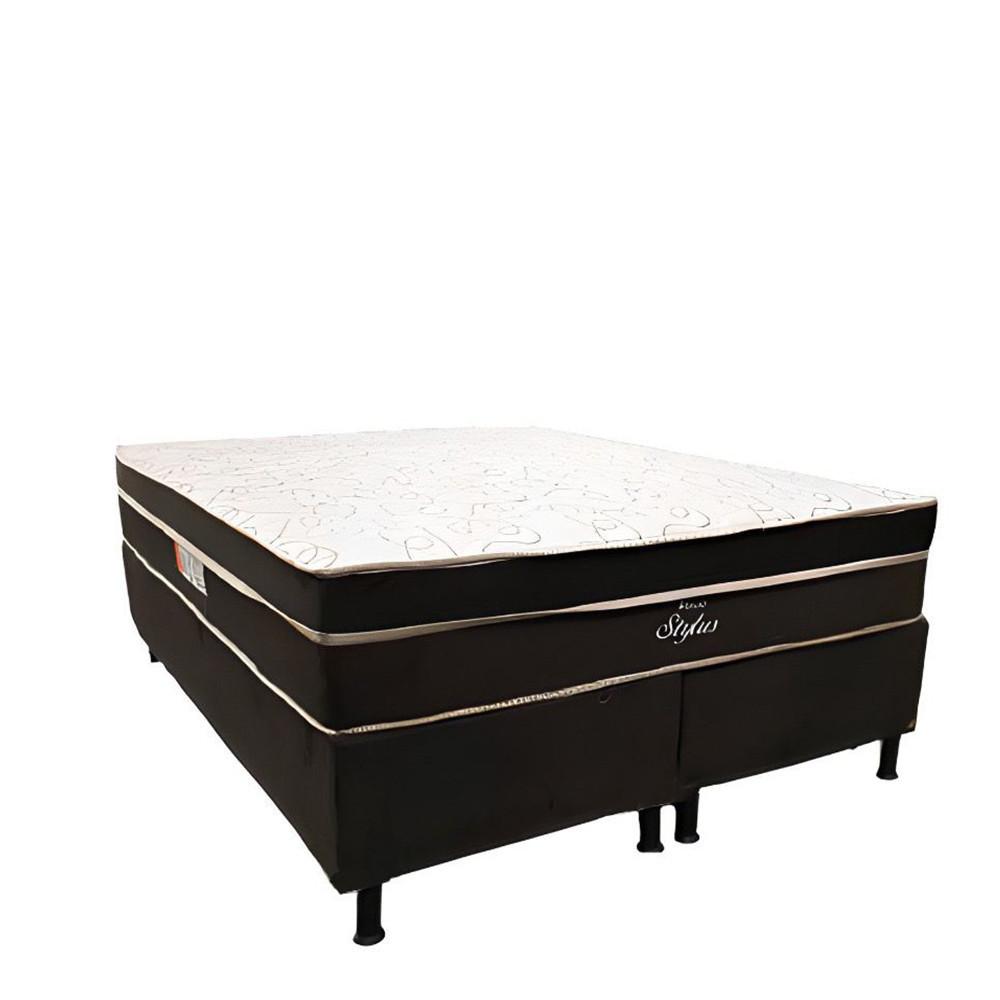Conjunto Box Stylus Queen 158X198X60 Molas Ensacadas Topázio - 3