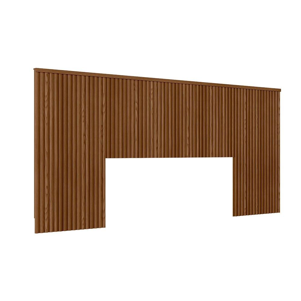 Cabeceira Laranjeiras em Ripado 241cm com Frame Linea Brasil - 1
