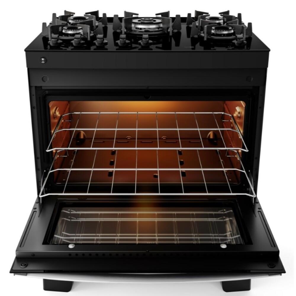 Fogão de Piso 5 Bocas Agile Up Glass com Mesa de Vidro 300001665 Atlas - 3