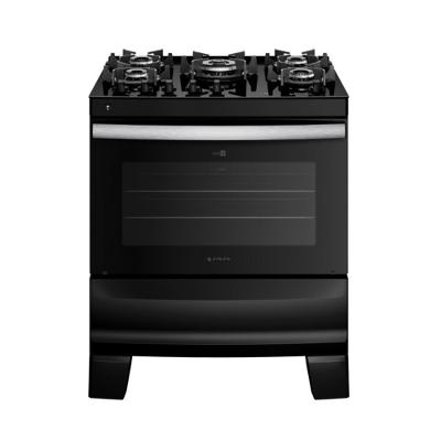 Fogão de Piso 5 Bocas Agile Up Glass com Mesa de Vidro 300001665 Atlas
