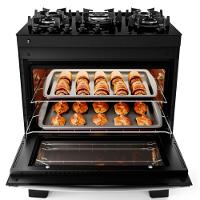 Fogão de Piso 5 Bocas Agile Up Glass com Mesa de Vidro 300001665 Atlas