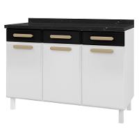 Balcão de Cozinha Ágata 3 Portas e 3 Gavetas com Tampo 817108 Telasul - 1