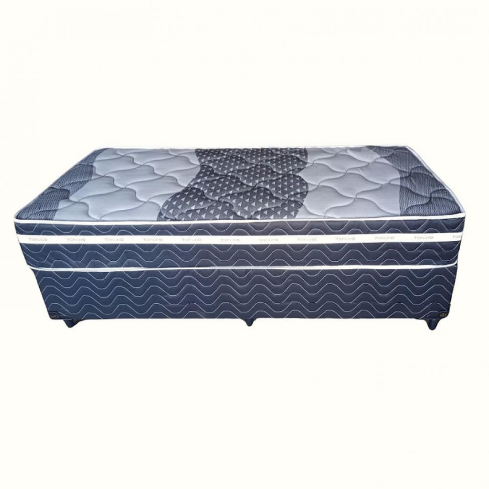 Conjunto Box Paris Solteiro com Molas Ensacadas 88X188X68cm 2024 Topázio - 2