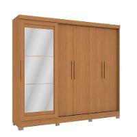 Guarda-Roupa Casal CB01N564 5 Portas 4 Gavetas com Espelho e Pés Kappesberg - 1