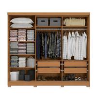 Guarda-Roupa Casal CB01N564 5 Portas 4 Gavetas com Espelho e Pés Kappesberg - 2