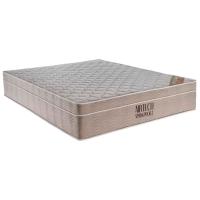 Conjunto Box Casal Queen Size Colchão Airtech Molas Ensacadas Spring Pocket Base Material Sintético Ortobom - 1