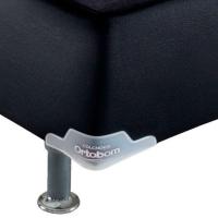 Conjunto Box Casal Queen Size Colchão Airtech Molas Ensacadas Spring Pocket Base Material Sintético Ortobom - 6